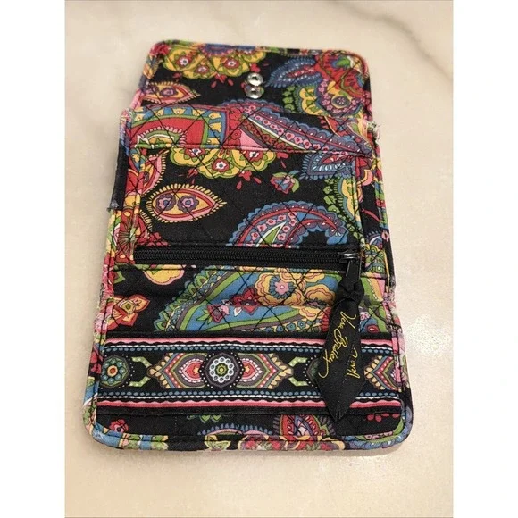 Vtg Vera Bradley Quilted Euro Wallet  Retired 2009 'Pattern Symphony in Hue" - Picture 16 of 16